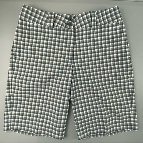 Nike dri fit plaid golf bermuda shorts women's size 4 - Picture 11 of 14
